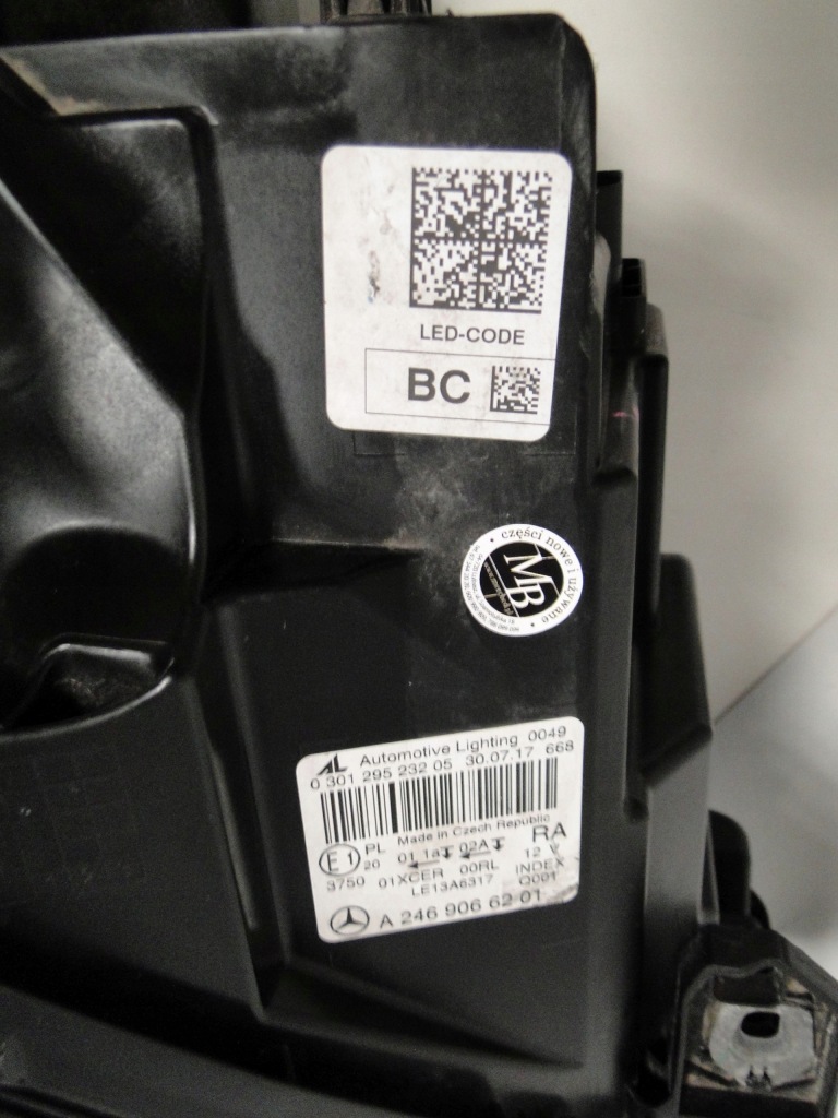 фото №11, Mercedes b klasa 246 w246 lift лампа передняя правая led high performance