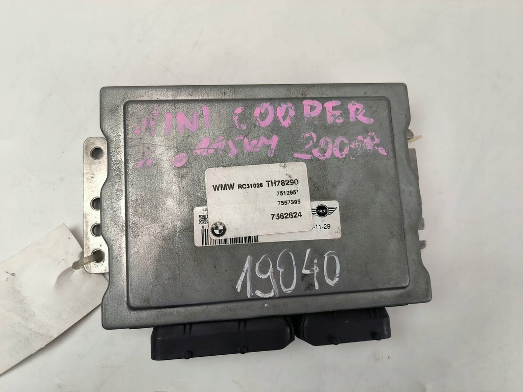 фото №1, Бортовий комп'ютер 7562624 1.6 mini cooper