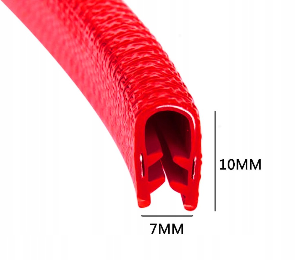 фото №5, Прокладка краевая czerwona отбойник стояночный na кромка дверь 5m