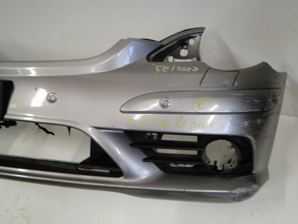 фото №4, Mercedes r w251 251 przed liftem решітка ліва na holgen бампер передній amg