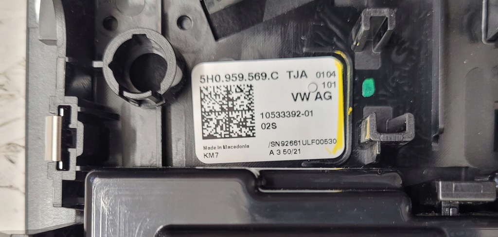 фото №4, Vw golf viii лампа освещение салона