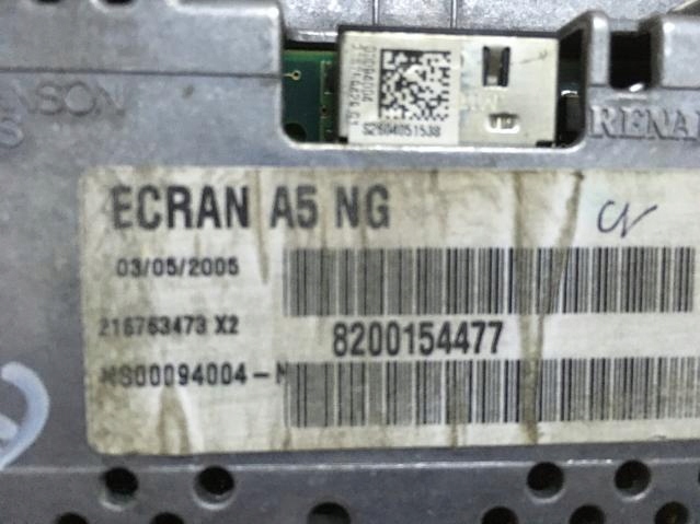 фото №2, Дисплей екран renault espace iv 820015477 eu