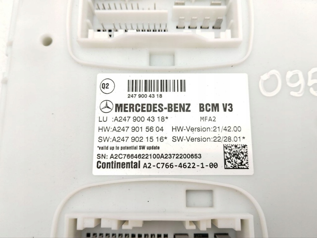 фото №9, Mercedes-benz eqb 2023 модуль / блок управления комфорта a2479004318