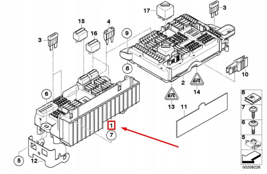 Коробка приборная bmw x5 e70 61149145115 9145115 neew оригинальная Киев