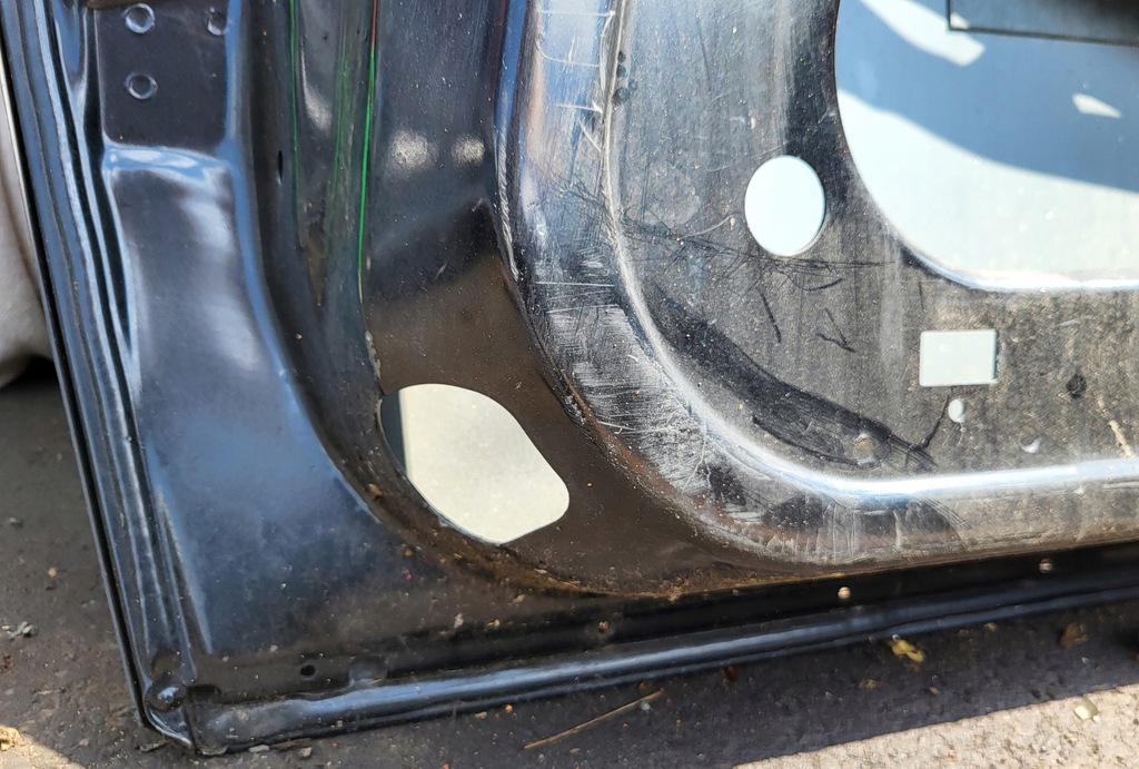 фото №9, Двері правий перед молдинг хром ущільнювач bmw 7 e65 колір чорний 475