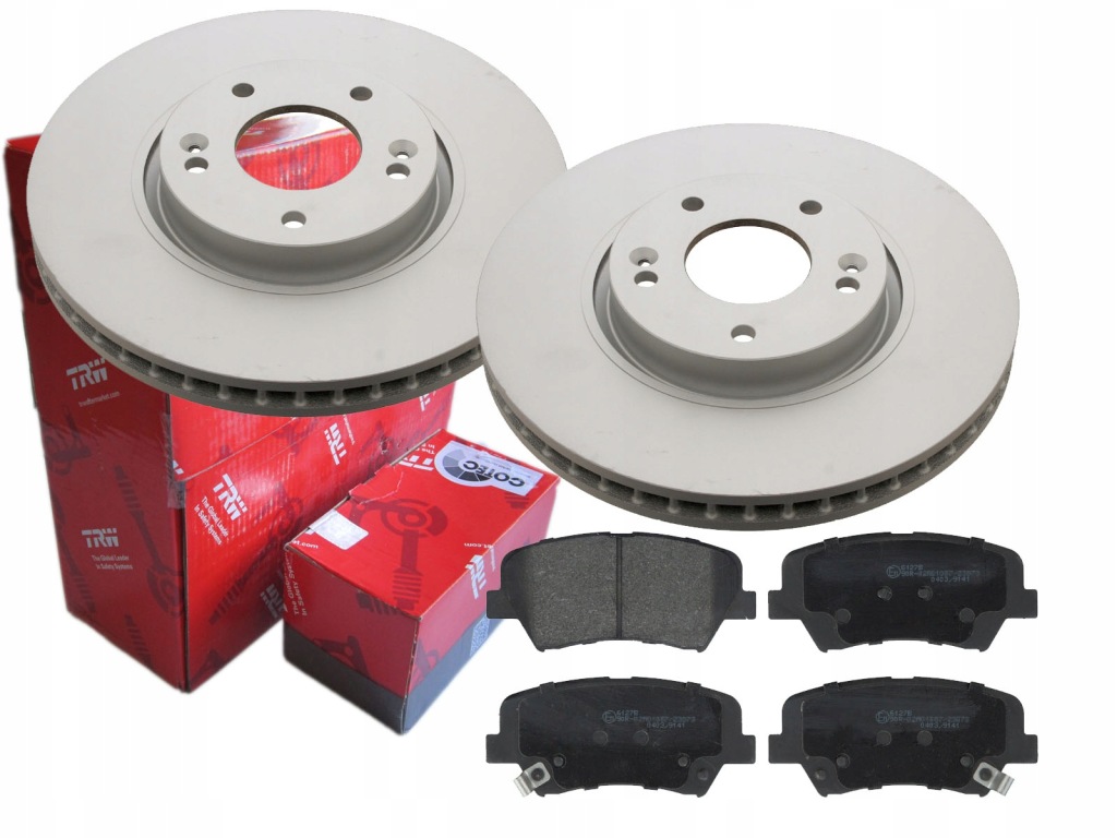 фото №1, Гальмівні диски гальмівні колодки trw перед kia ceed ii 300mm