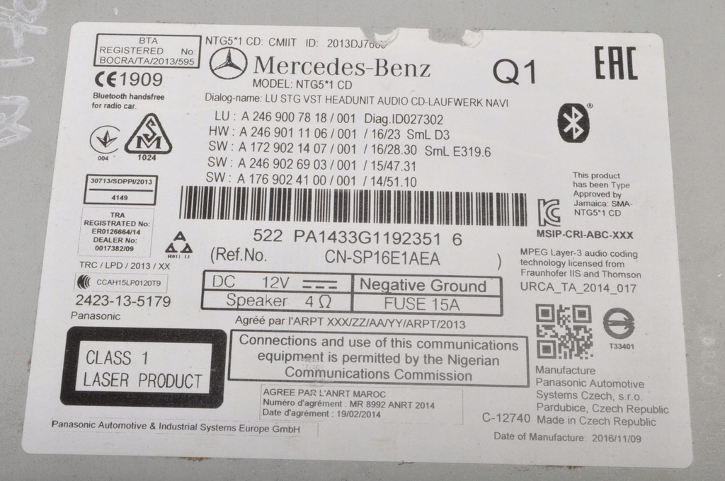 фото №6, Mercedes w176 w117 радио навигация a2469007818