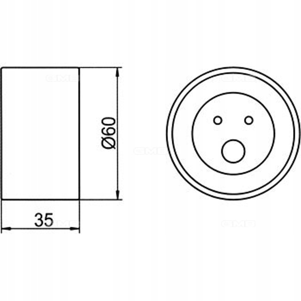 Gmb-japan gt10100 ролик направляющая Оригинал