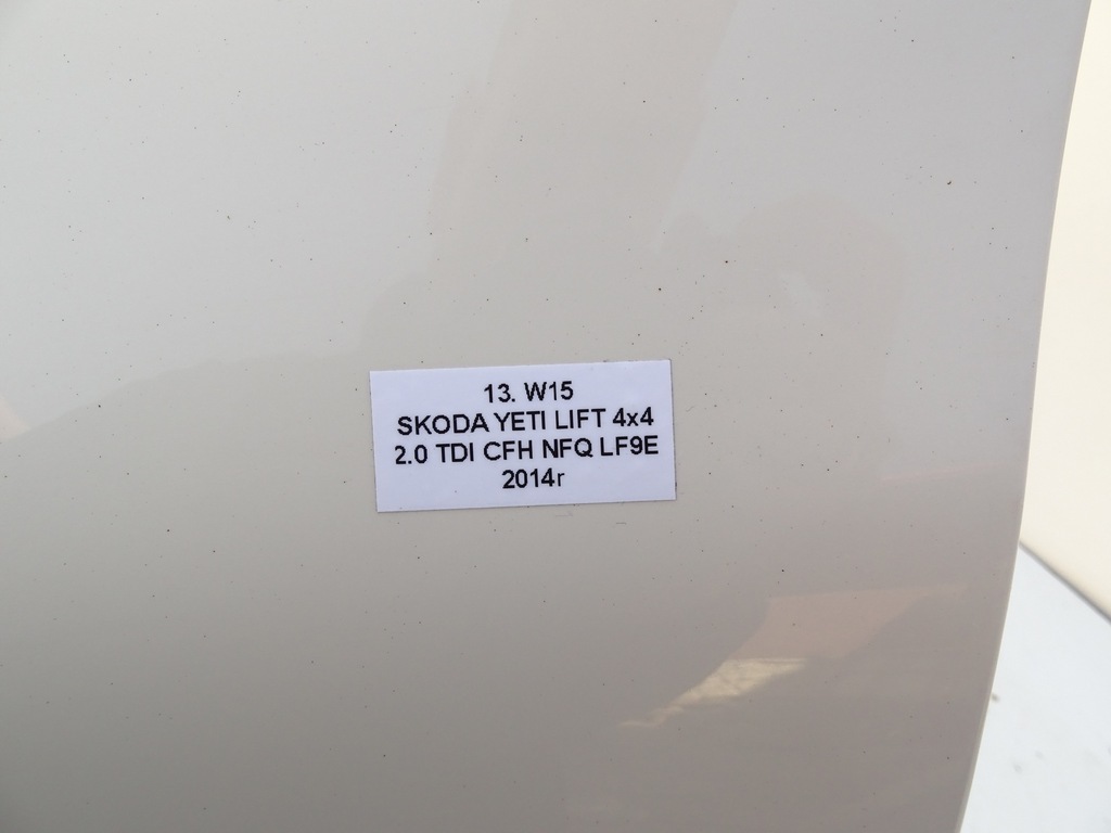 фото №16, Крила лівий перед передній lf9e skoda yeti i lift 5l0 12-17r