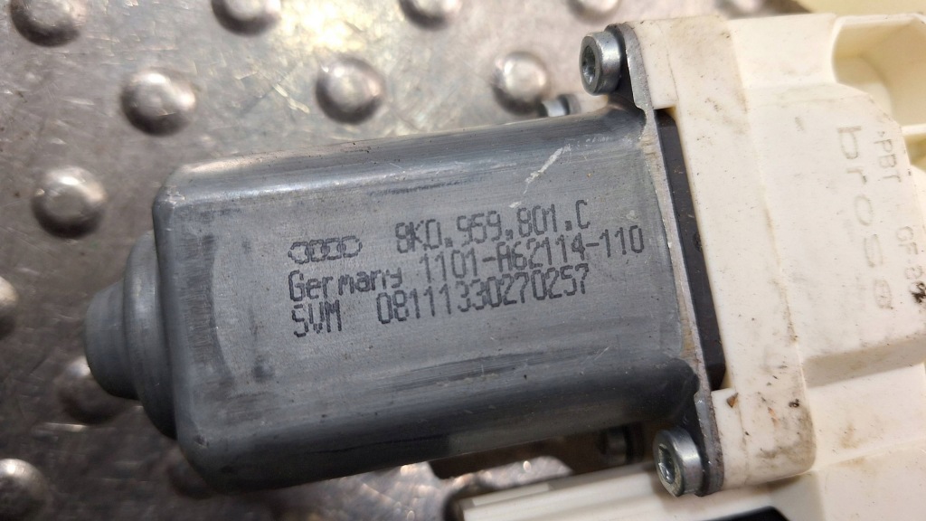 фото №6, Моторчик підйому скло лівий перед 8k0959801c a1 8x 10-15