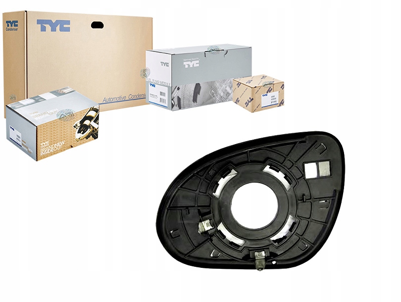 фото №1, Tyc 313-0036-1 скло дзеркало, дзеркало зовнішнє