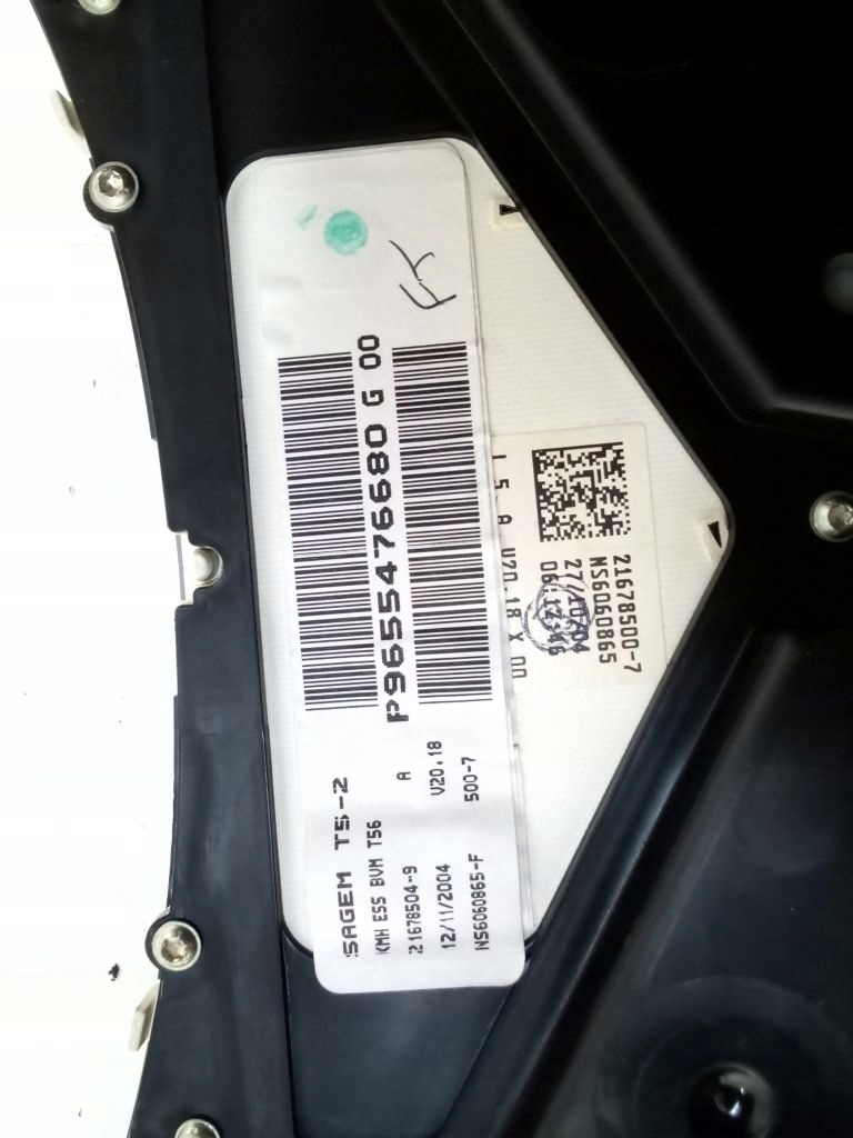 фото №5, Peugeot 307 cc счетчик приборы 9655476680g