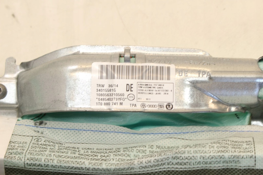 фото №5, Ліва шторка безпеки 1t0880741m vw touran ii 2010-2015r