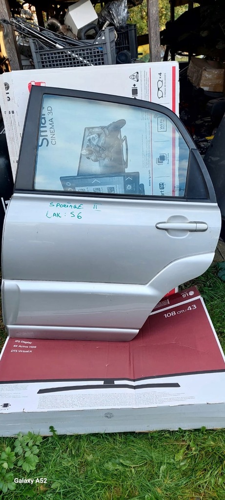 фото №1, Kia sportage ii дверь s6 левый задняя europa