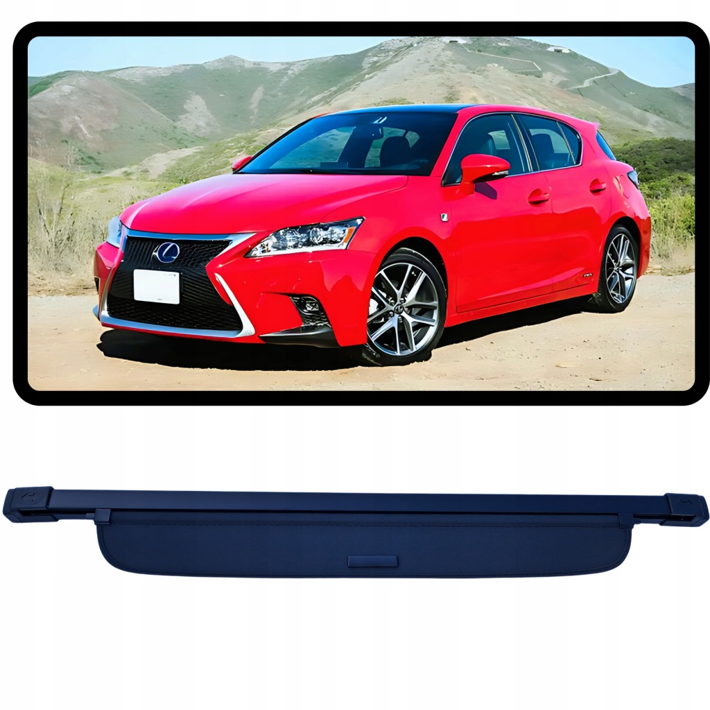 фото №1, Шторка багажника lexus ct 200h 2010-2022 задня nowa czarna