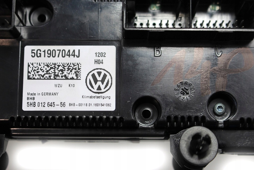 фото №6, Vw панель кондиционер кондиционера 5g1907044j 5g1907044a модуль блок управления обдув 5