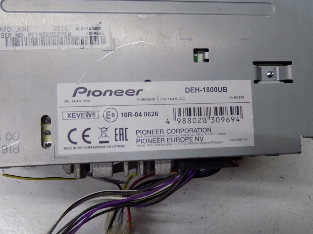 фото №8, Nissan micra k12 панель радио cd deh-1800ub