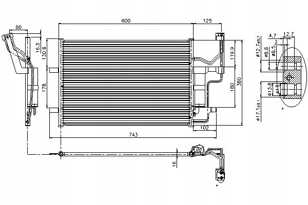 фото №16, Nissens 94902 конденсатор, кондиционер