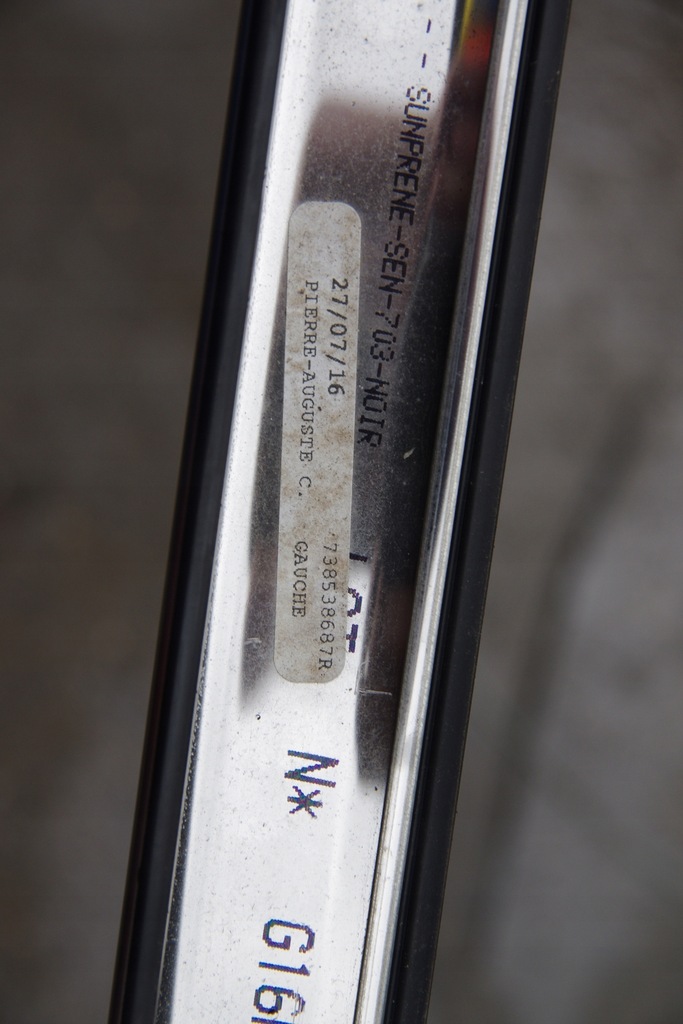 фото №1, Молдинг хромированная крыша левая renault espace v