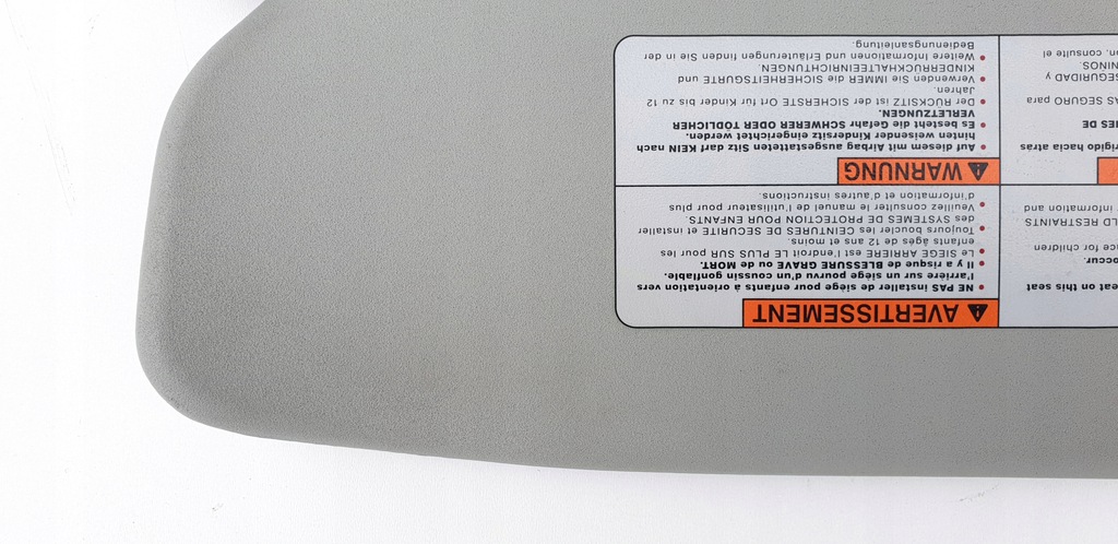 фото №9, Suzuki ignis 2 ii козырёк защита солнцезащитная солнцезащитный правый