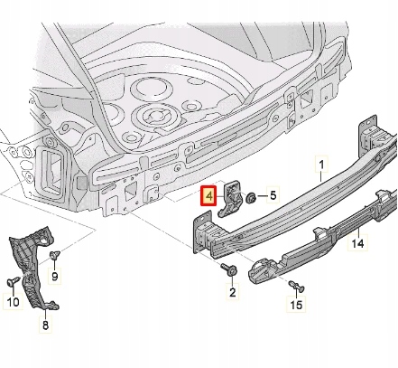 фото №1, Audi q3 f3 sportback rear правый держатель strap 83a807330