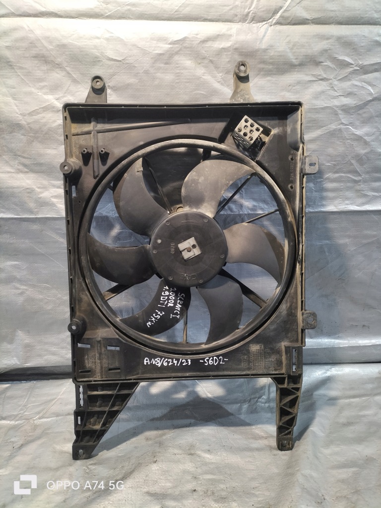 Scenic 1 1.9 dti 98r вентилятор радіатора води Зі Шроту