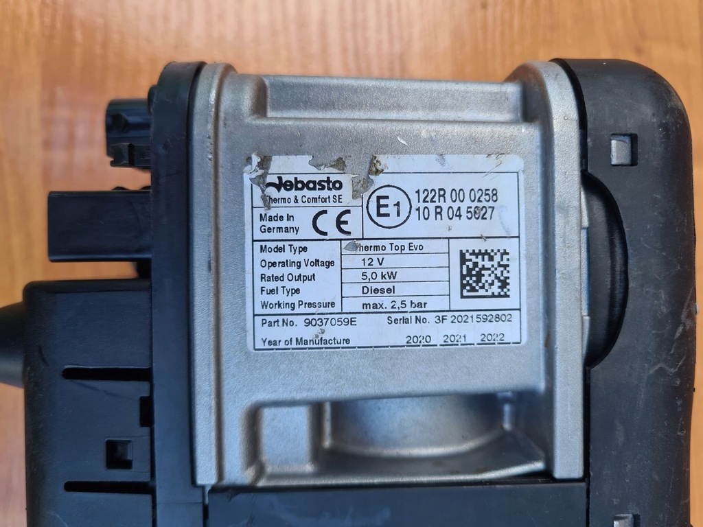 фото №7, Webasto 7la89008 vw touareg дизель evo дизель