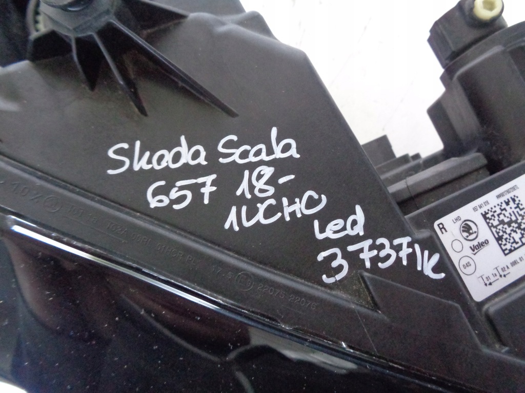 фото №8, Лампа правая фара skoda scala 657 18- led