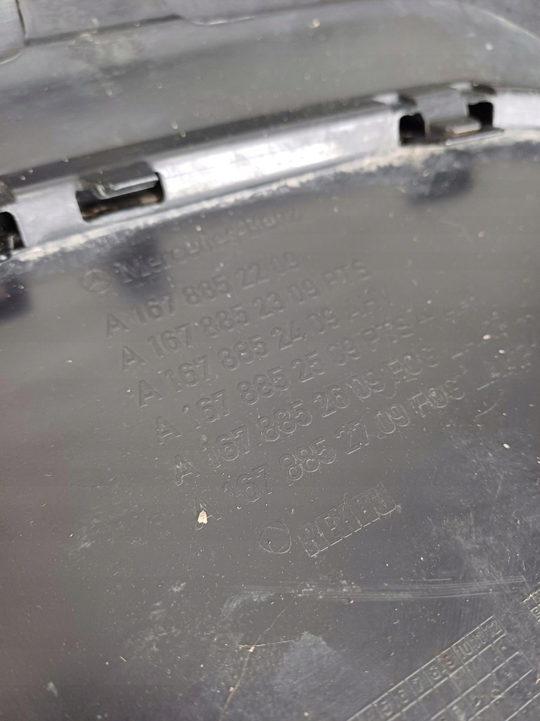 фото №15, Накладка дифузор бампера задня mercedes-benz gle amg w167 4pdc 4парктроніки