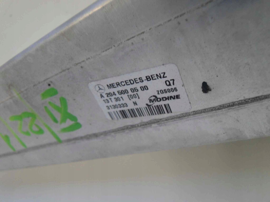 фото №10, Mercedes c klasa w204 204 радиатор интеркулер