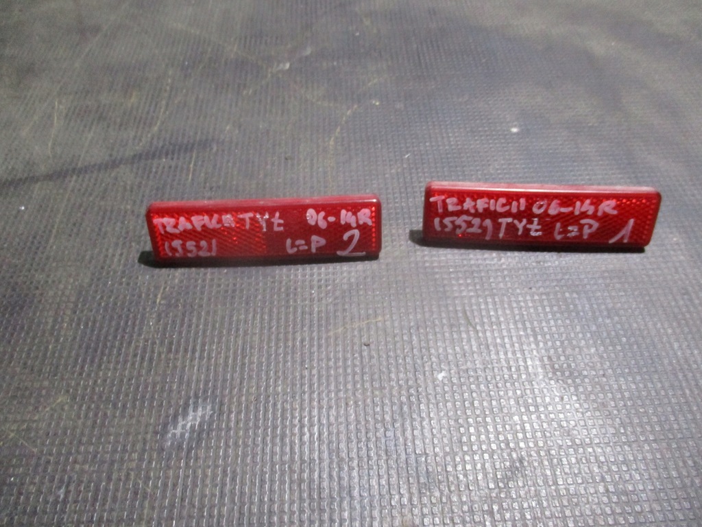 фото №1, Відбивач бампера задня traffic ii 06-14 7700353184