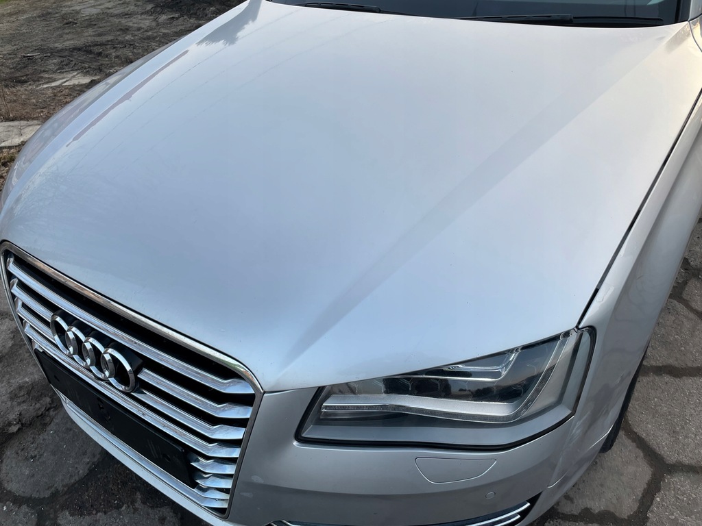 фото №6, Audi a8 d4 lx7w kompletny перед бампер лампы капот крылья pas
