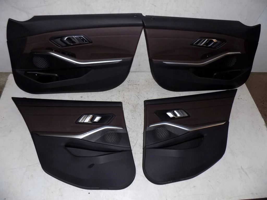 фото №8, Bmw 3 g20 m-pakiet сиденья заднее сиденье обивка коричневая кожа