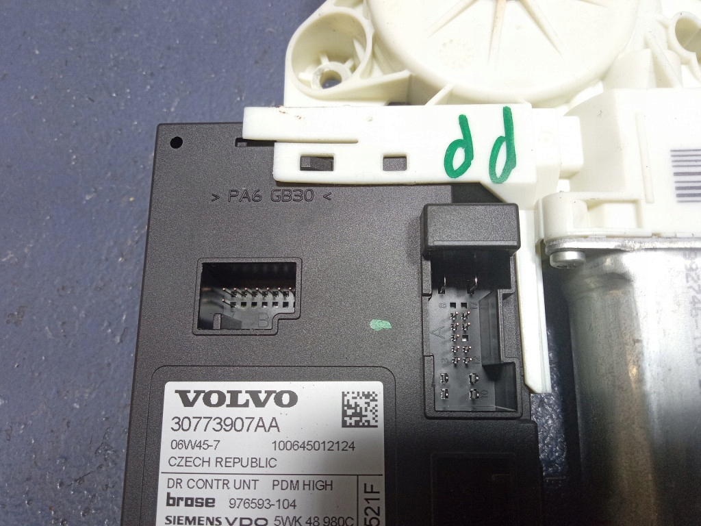 фото №5, Volvo s40 ii v50 моторчик стекло правый перед 30773907aa