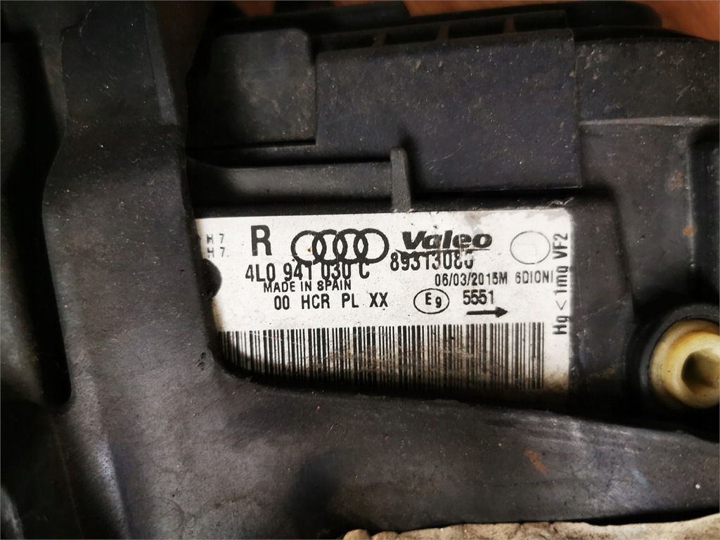 фото №10, Audi q7 4l 05-10 лампа правая перед anglik