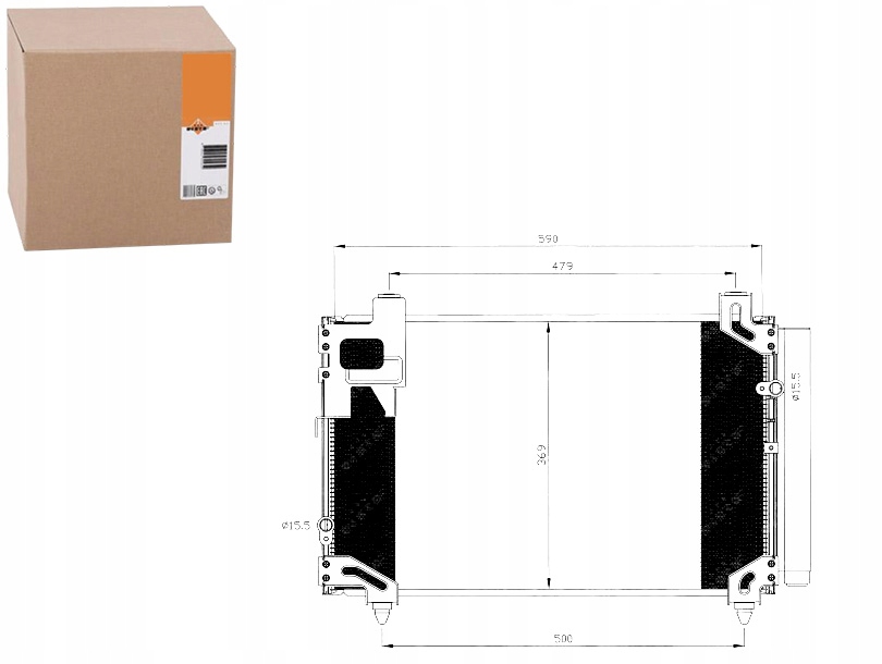 фото №1, Nrf 35596 конденсатор, кондиционер