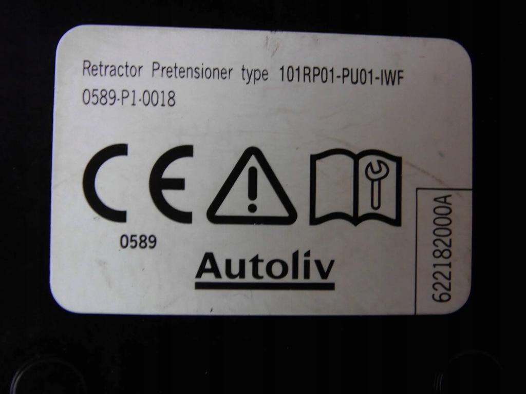 фото №9, Mitsubishi asx pas натягувач правий перед 641629800b