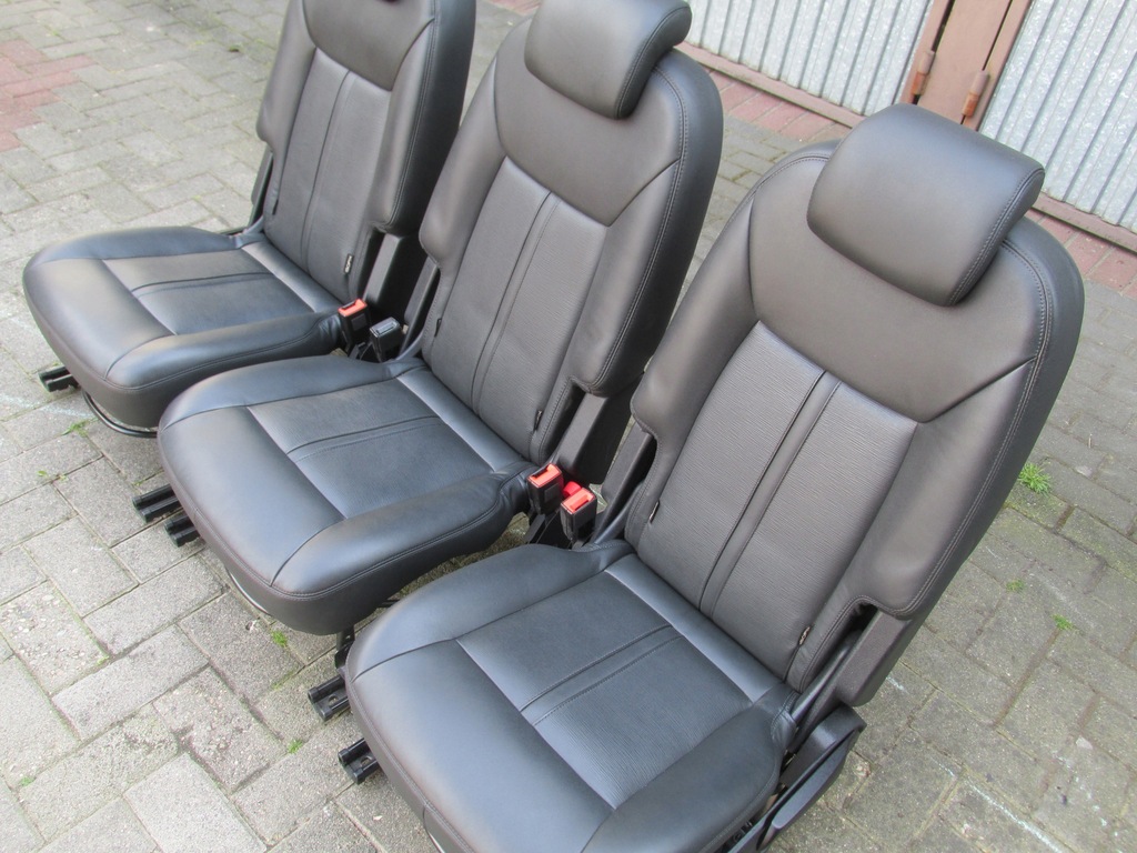 фото №3, Ładne сиденья задняя 2 ряд кожа czarna нитка s-max mk1 galaxy mk3 lift 2013 r