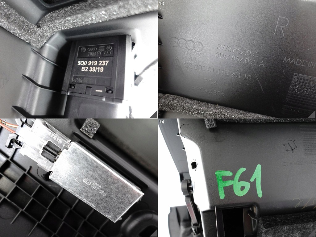 фото №12, Audi a5 s5 8w6 f5 a4 s4 8w0 b9 15- бардачок пассажира климатизированный версия uk