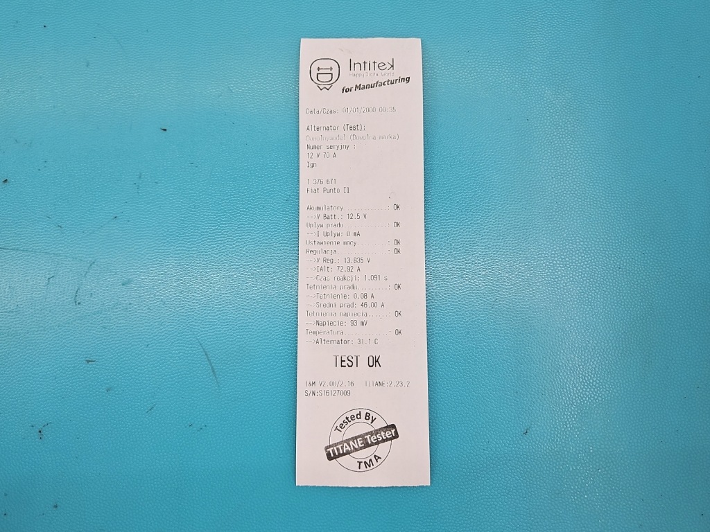 Test генератор fiat punto 2 51700675 1.2 8v wiel Недорого