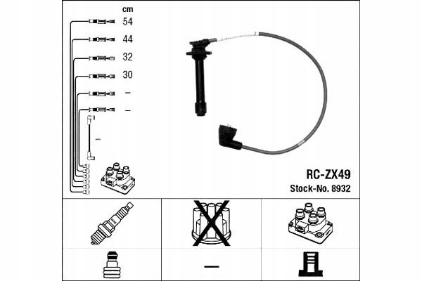 фото №1, Ngk дроти запалювання mazda