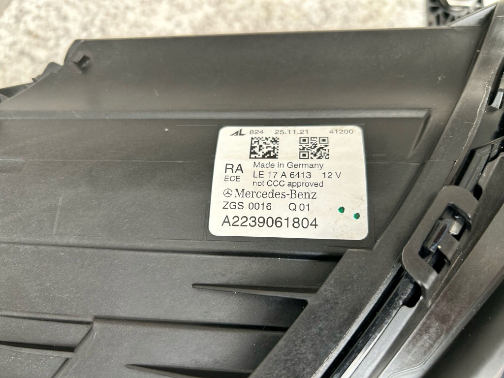 Mercedes s klasa w223 лампа передняя led digital light правая Цена