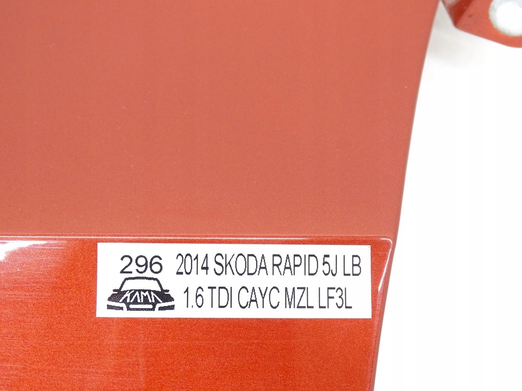 фото №12, Крыло левый перед передний skoda rapid i 5j sedan / kombi / liftback lf3l