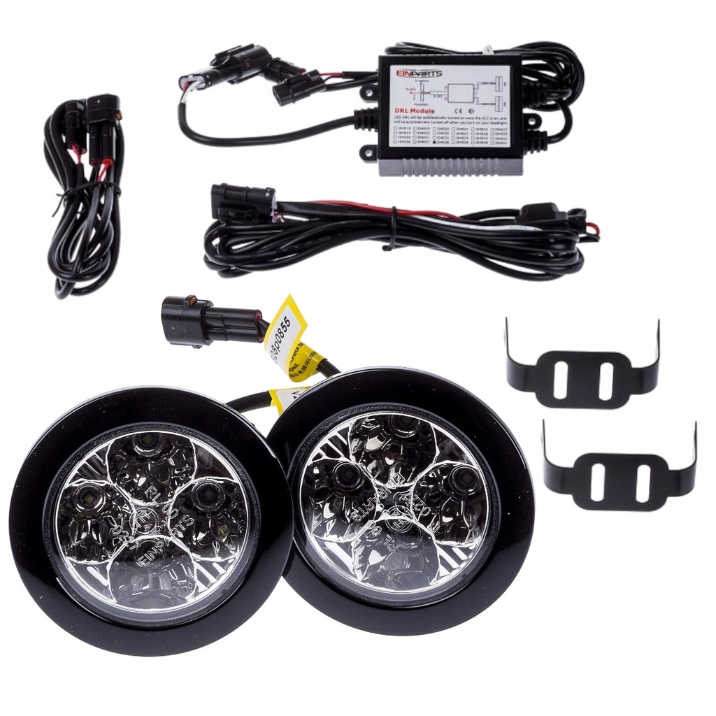 фото №16, Drl круглые свет дневные osram led 407o 7/9cm