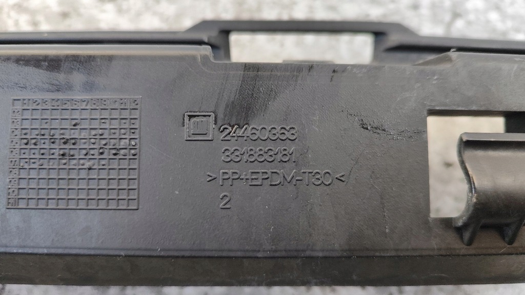 фото №7, Opel astra h iii hb 04-10 направляющая бампера средний задняя