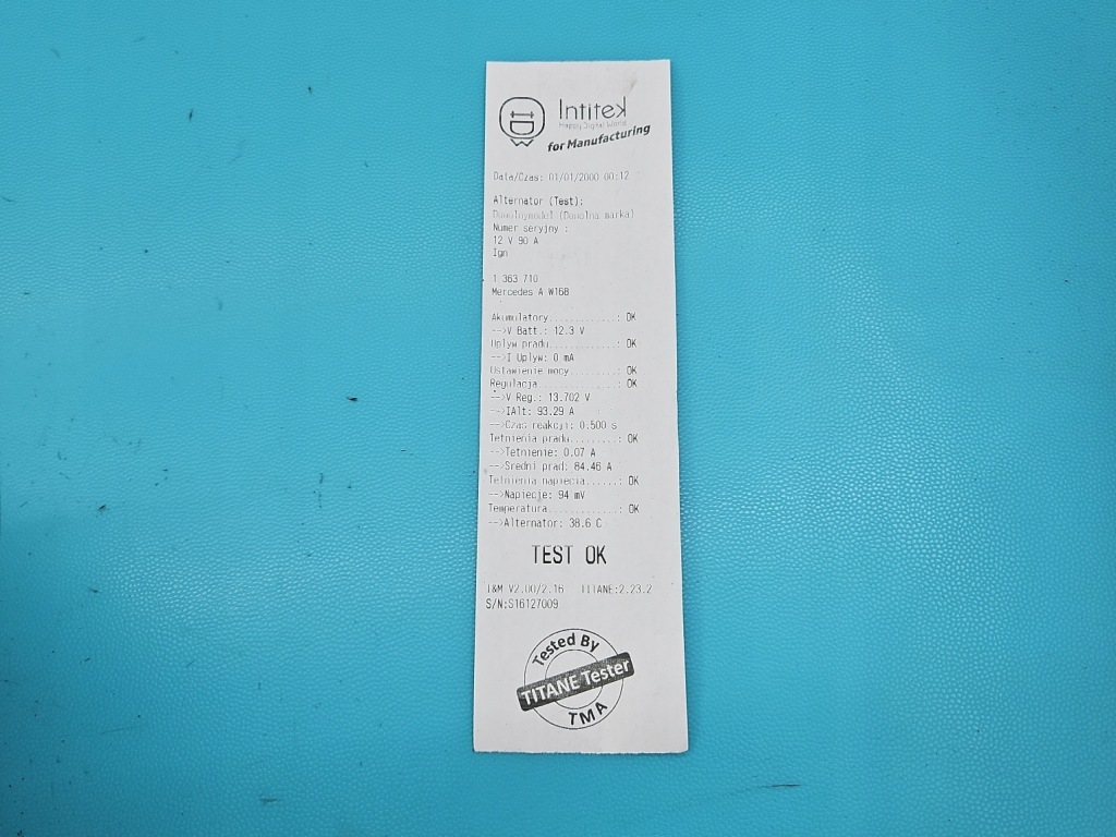 Test генератор mercedes w168 a0121544402 1.7 cdi Недорого