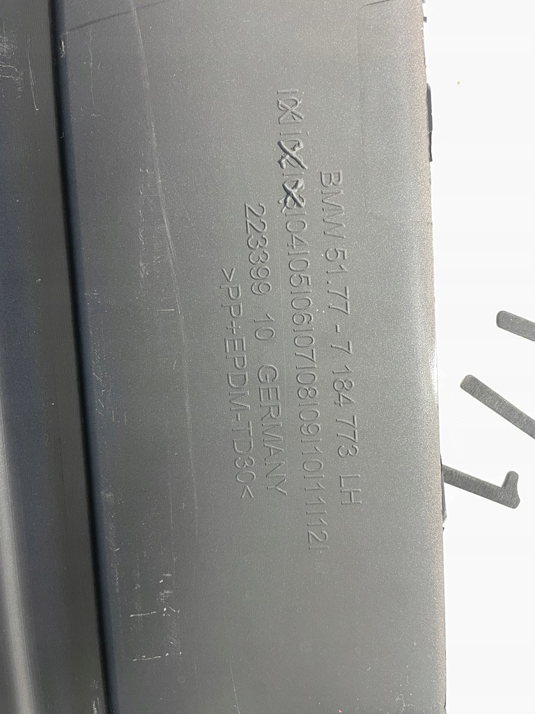 фото №11, Молдинг порог bmw 5 f10 f11 7184773 левая lift