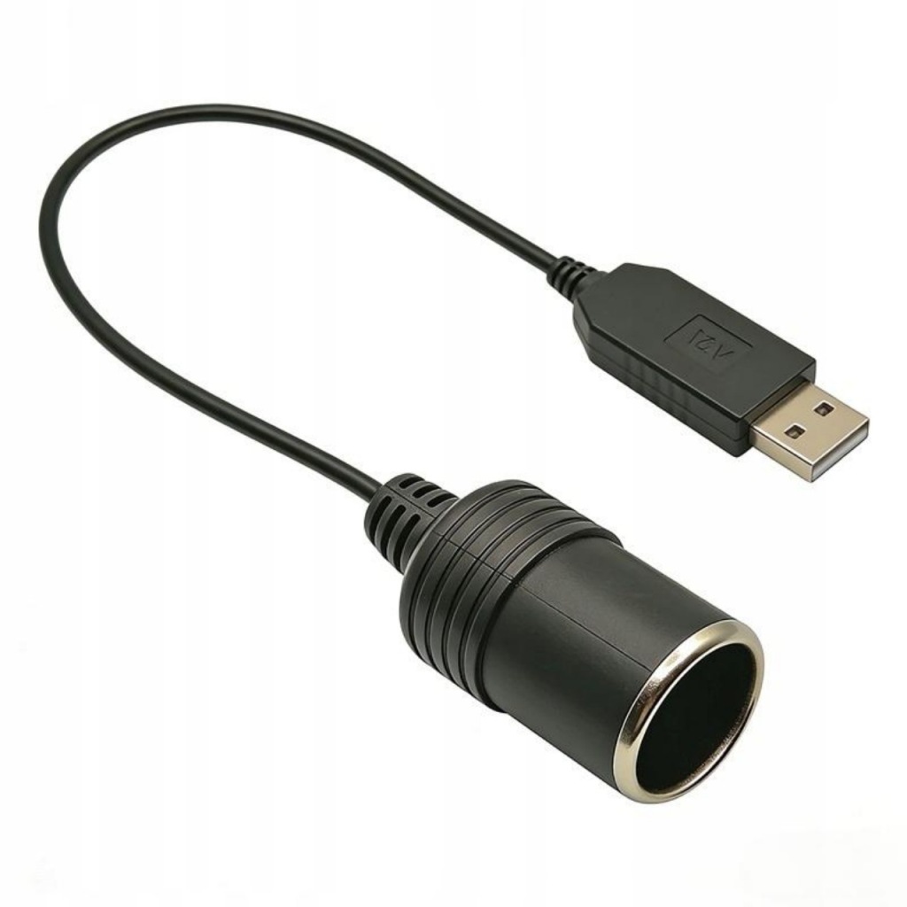 Usb c męski 5v 3a до 12v роз'єм прикурювача адаптер конвертер kabla Доставка
