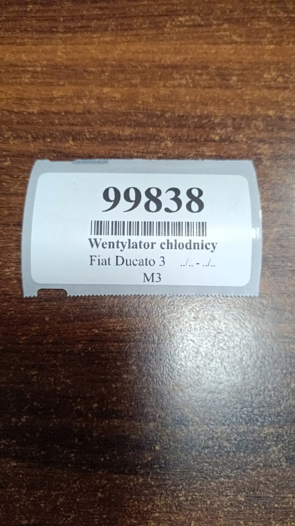 Fiat ducato 3 2.2 hdi вентилятор радіатора 1363422080 Зі Шроту