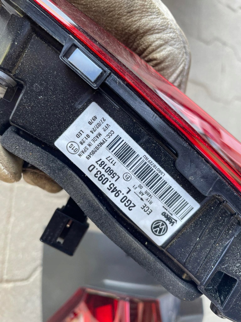 фото №10, Vw polo vi lift лампы лампа задняя 2g0945093d 2g0945094d 2g0945095f 2g0945096f